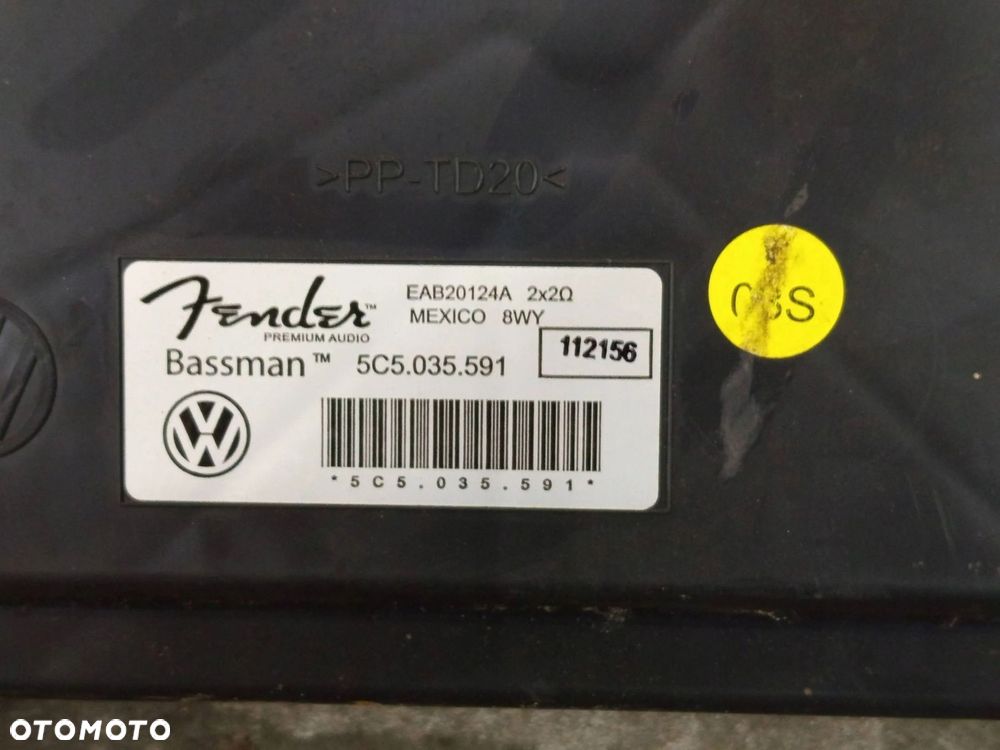 Subwoofer Tył tuba FENDER Volkswagen Beetle 5C 5C5035591 - 6