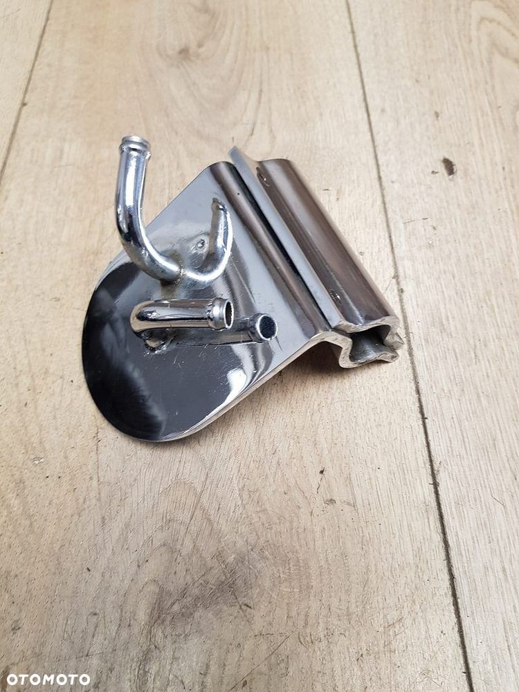 Chromowana podstawa filtra oleju Harley-Davidson adapter chłodnicy - 6