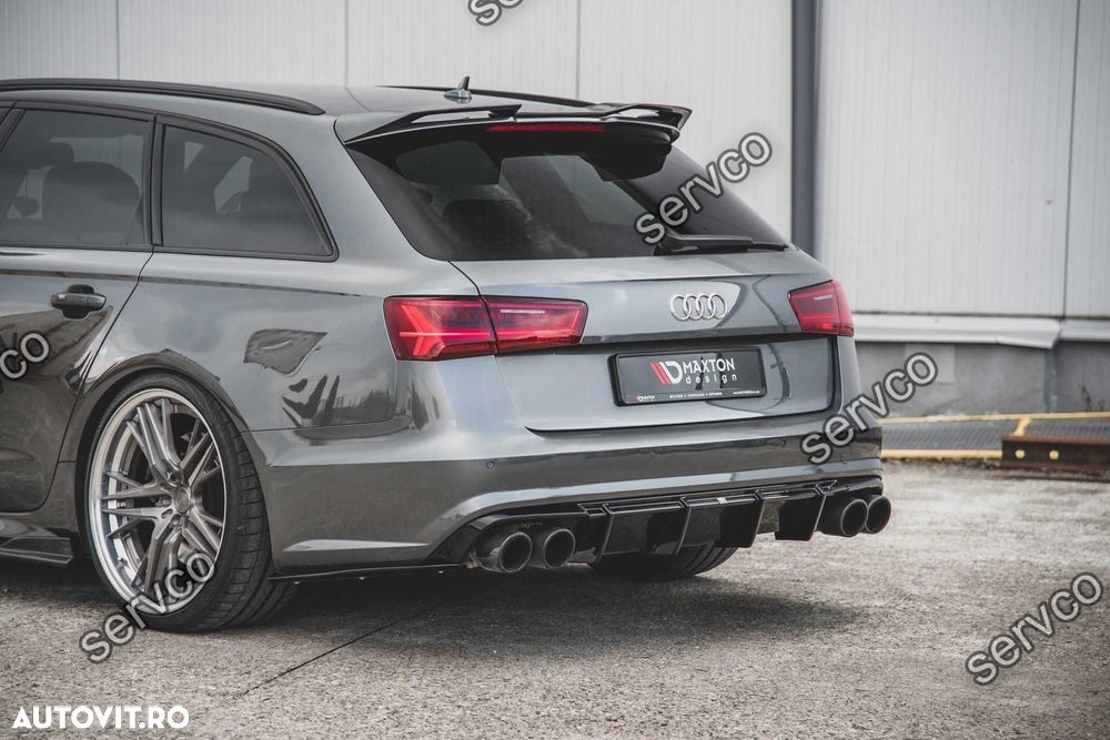 Difuzor spate Audi A6 S6 C7 S-Line 2014-2017 v10 Maxton Design - 3
