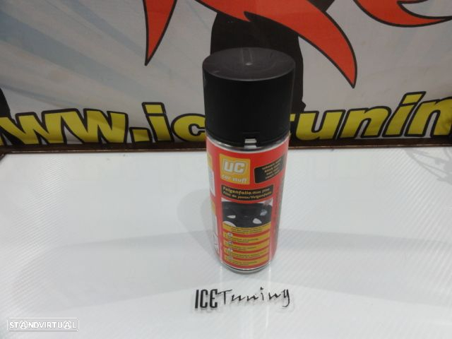 Tinta plástica removível em spray LOW COST em spray 400ml Preto mate ou semi brilho - 5