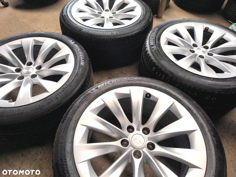 5x120 Felgi Aluminiowe ALUFELGI 20 Koła Letnie Lato TESLA MODEL X Y 9Jx20 10Jx20 6-5mm Legnica ALU-RAD TPMS 255/45 275/45 - 4