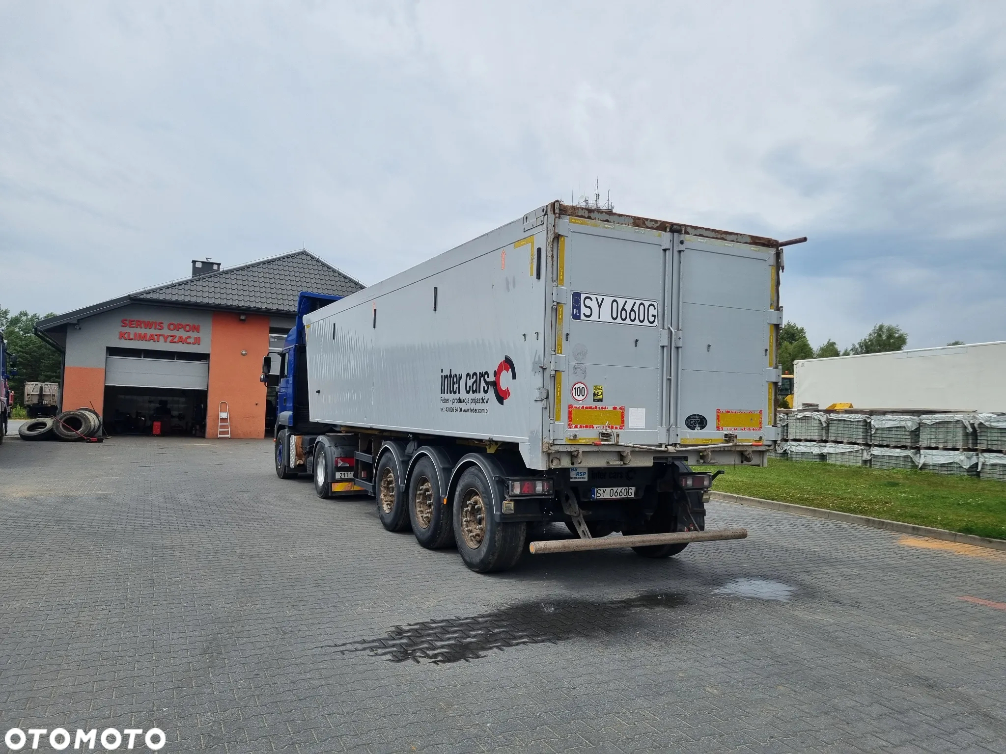 Feber Inter Cars wywrotka  klapo-drzwi  42m3 - 7