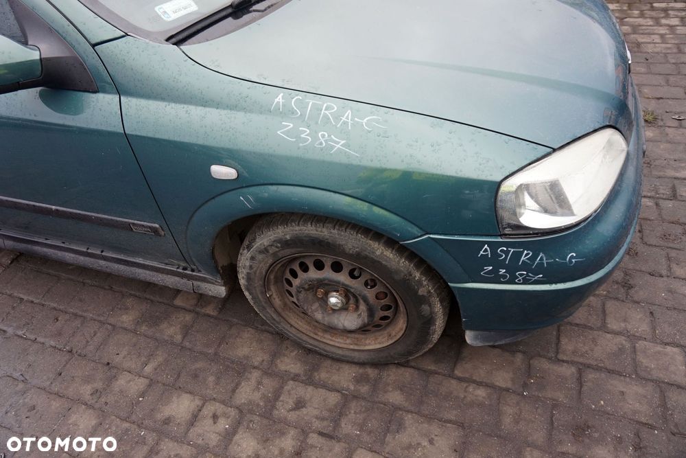 BŁOTNIK PRZEDNI PRAWY ASTRA II G Z387  ZIELONY OPEL 1998-2009 - 1
