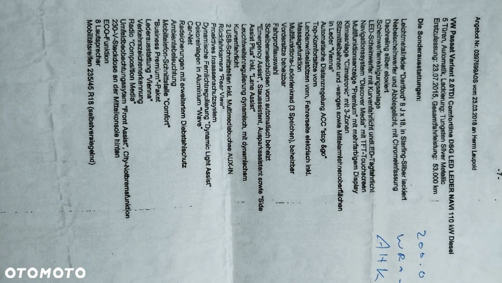 Volkswagen Passat 2.0 TDI SCR DSG Highline - 8