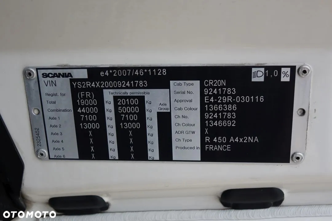 Scania R450 EURO 6 / STANDARD / NISKA KABINA / AUTOMAT / RETARDER / 2 ZBIORNIKI / - 31