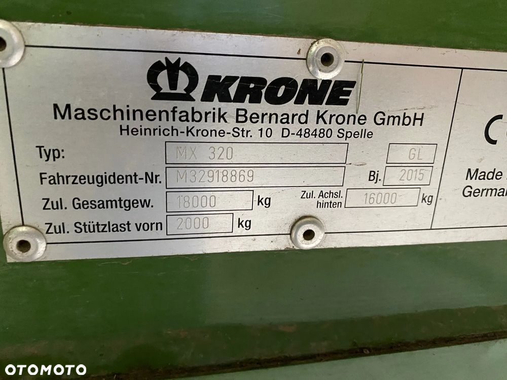 Krone MX 320 GL - 9