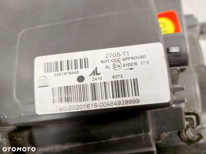 fiat 500x lampa lewy przód przednia xenon uk 0051978449 - 11