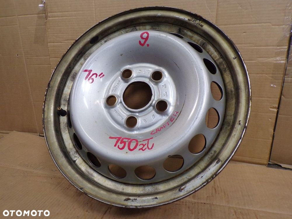 VW CRAFTER MAN 16- ORYGINALNA FELGA 16 " 2N0601027H - 2