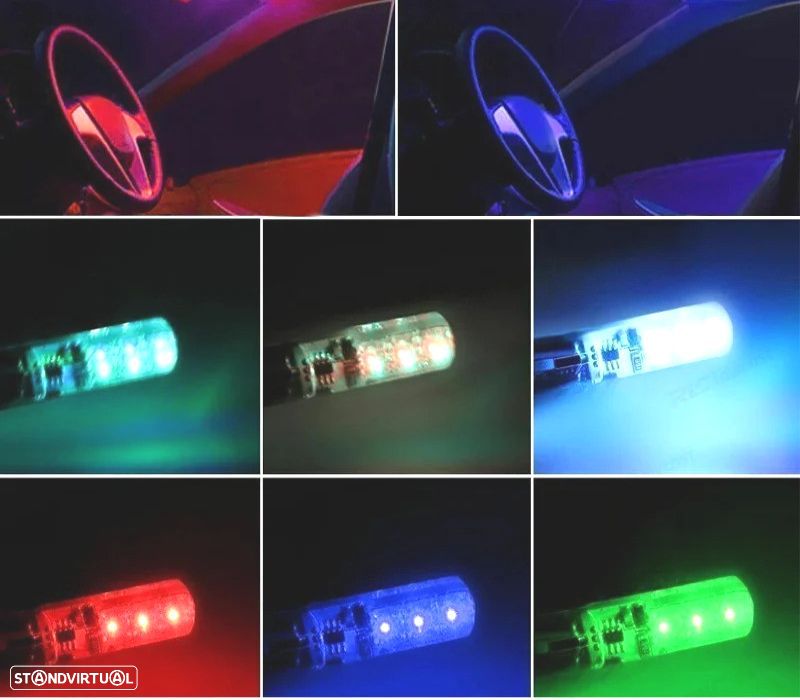 SISTEMA DE LED MULTICOLOR + CONTROLE REMOTO - 2