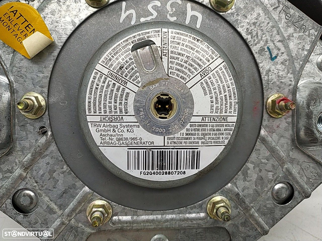 Airbag Condutor Renault Clio Ii (Bb_, Cb_) - 4