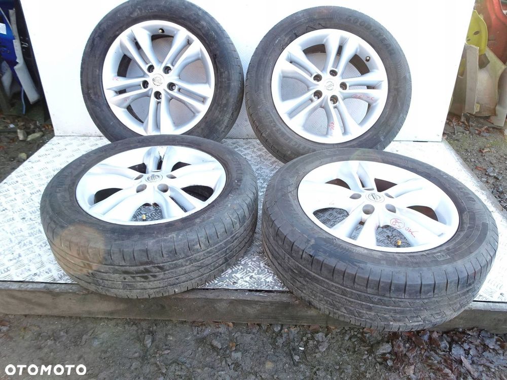 alufelgi z oponami kpl. nissan qashqai j10 17" 5x114.3 et 40 - 1