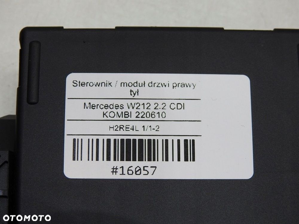 MODUŁ STEROWNIK DRZWI PRAWY TYŁ MERCEDES W212 - 8