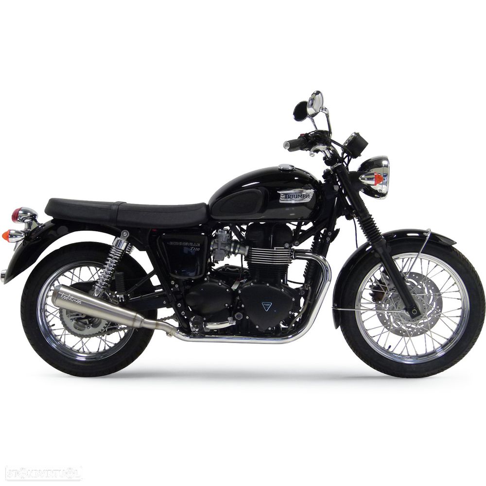 ponteira escape leovince triumph bonneville 900 t100 - 15002 - 1