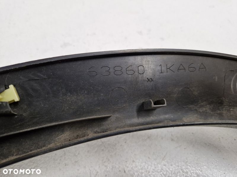 NISSAN JUKE F15 I 1 NAKŁADKA SIERP LISTWA BŁOTNIKA PRAWY PRZÓD PRZEDNIA 638601KA6A - 10