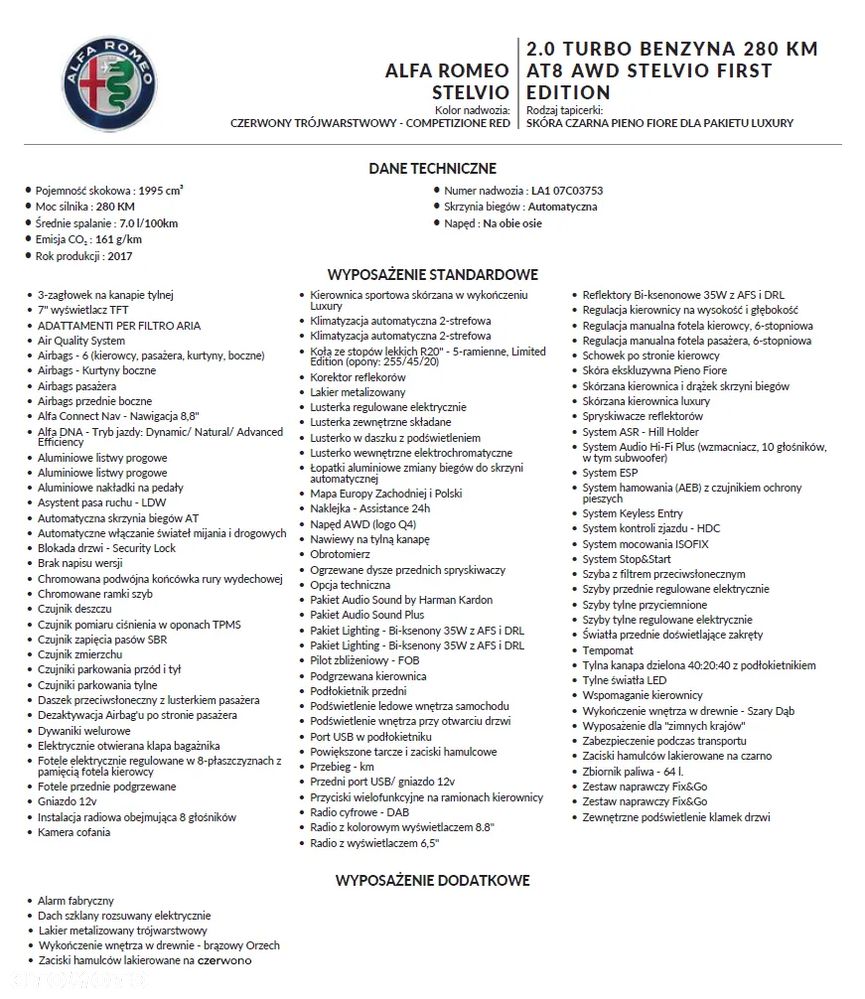 Alfa Romeo Stelvio 2.0 Turbo First Edition Q4 - 6