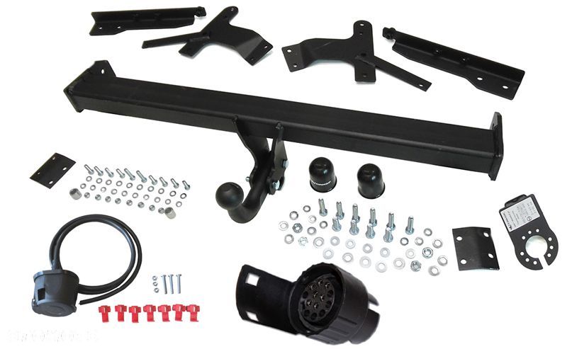 POLSKI HAK HOLOWNICZY STEINHOF + WIĄZKA + GNIAZDO 7PIN/13 DO SAMOCHODU TOYOTA COROLLA VERSO R1 - 3