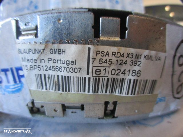 Radios 7645124392 CITROEN C5 2005 1.6HDI 110CV 5P BEGE BLAUPUNKT GMBH - 4