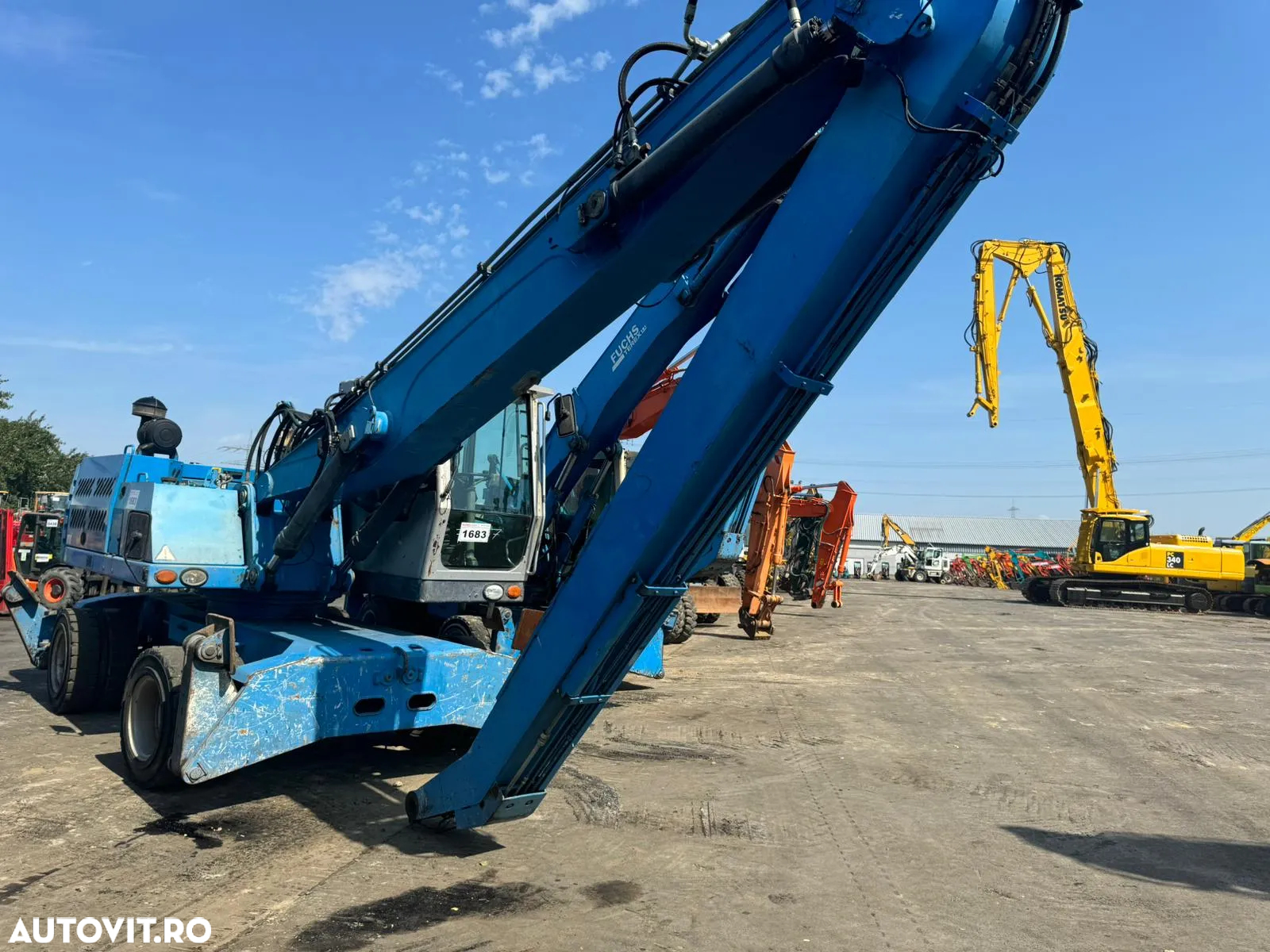 Fuchs MHL 335 Terex Excavator pe roti - 9