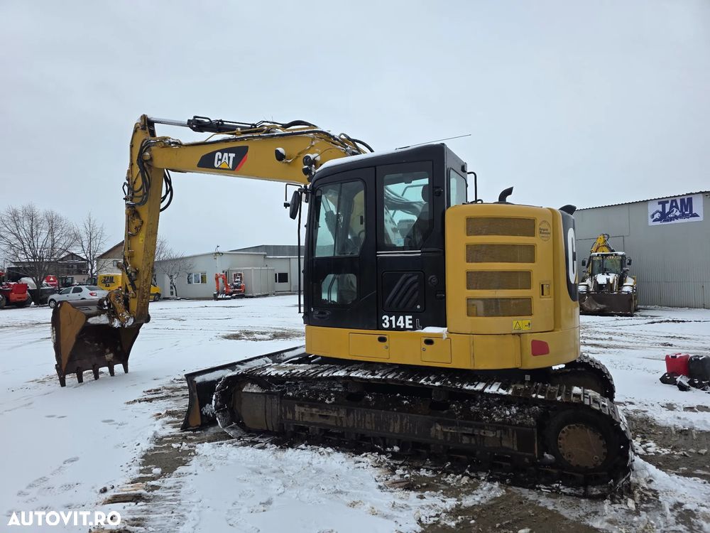 Caterpillar 314 E LCR excavator compact cu lama - 4