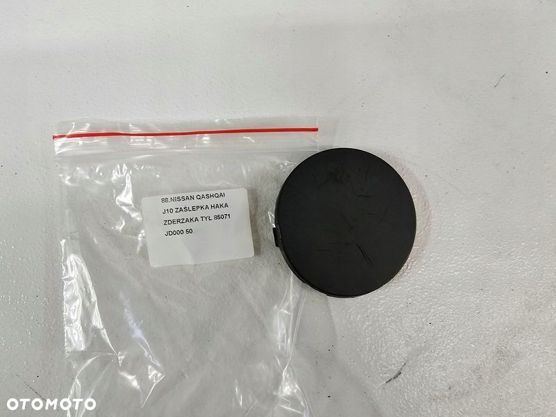 NISSAN QASHQAI 1 I J10 ZAŚLEPKA HAKA ZDERZAKA TYŁ TYLNA 85071JD000 - 5