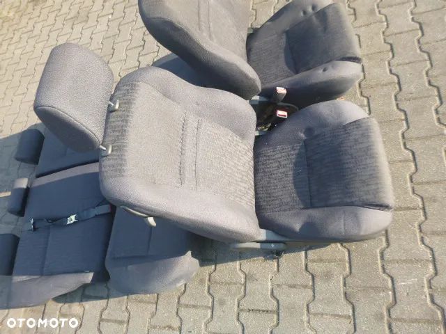 FOTEL FOTELE LEWY PRZÓD PRAWY PRZÓD + TYLNA KANAPA KOMPLET TOYOTA COROLLA E12 3D HB 01-07 - 3