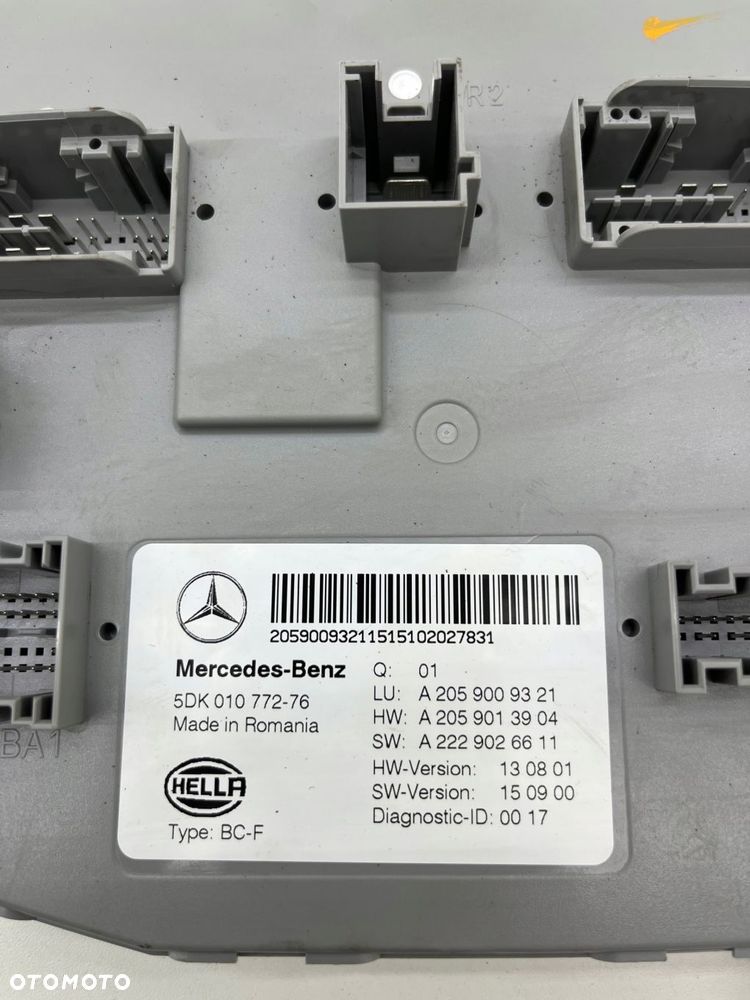 MERCEDES W205 MODUŁ STEROWNIK SAM A2059009321 - 2