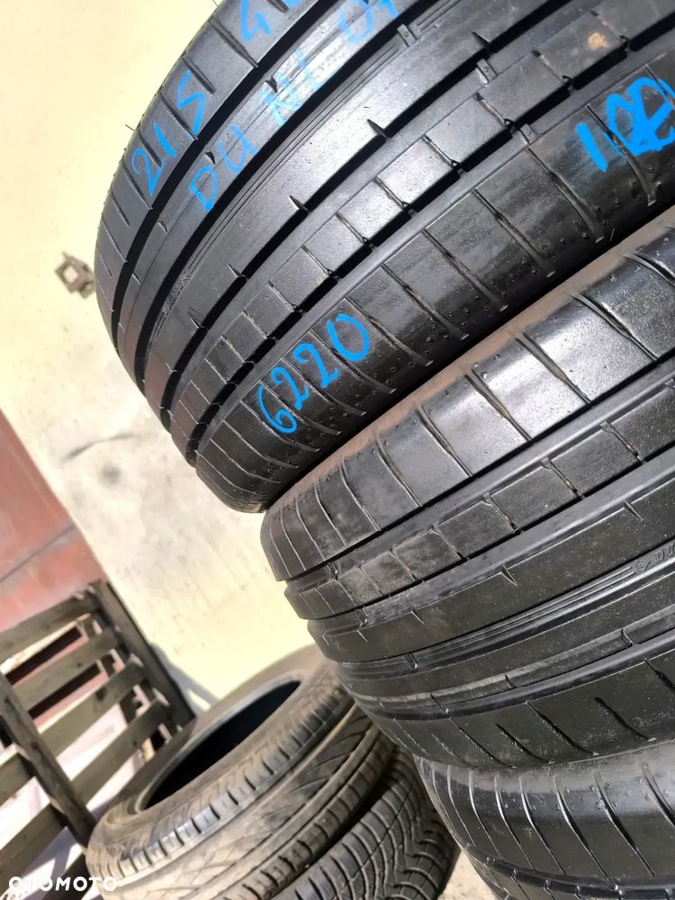 215/40R18 89W Opony Letnie Lato DUNLOP SPORT MAXX RT2 6,5mm Legnica ALU-RAD jak 225/40 20r. - 5