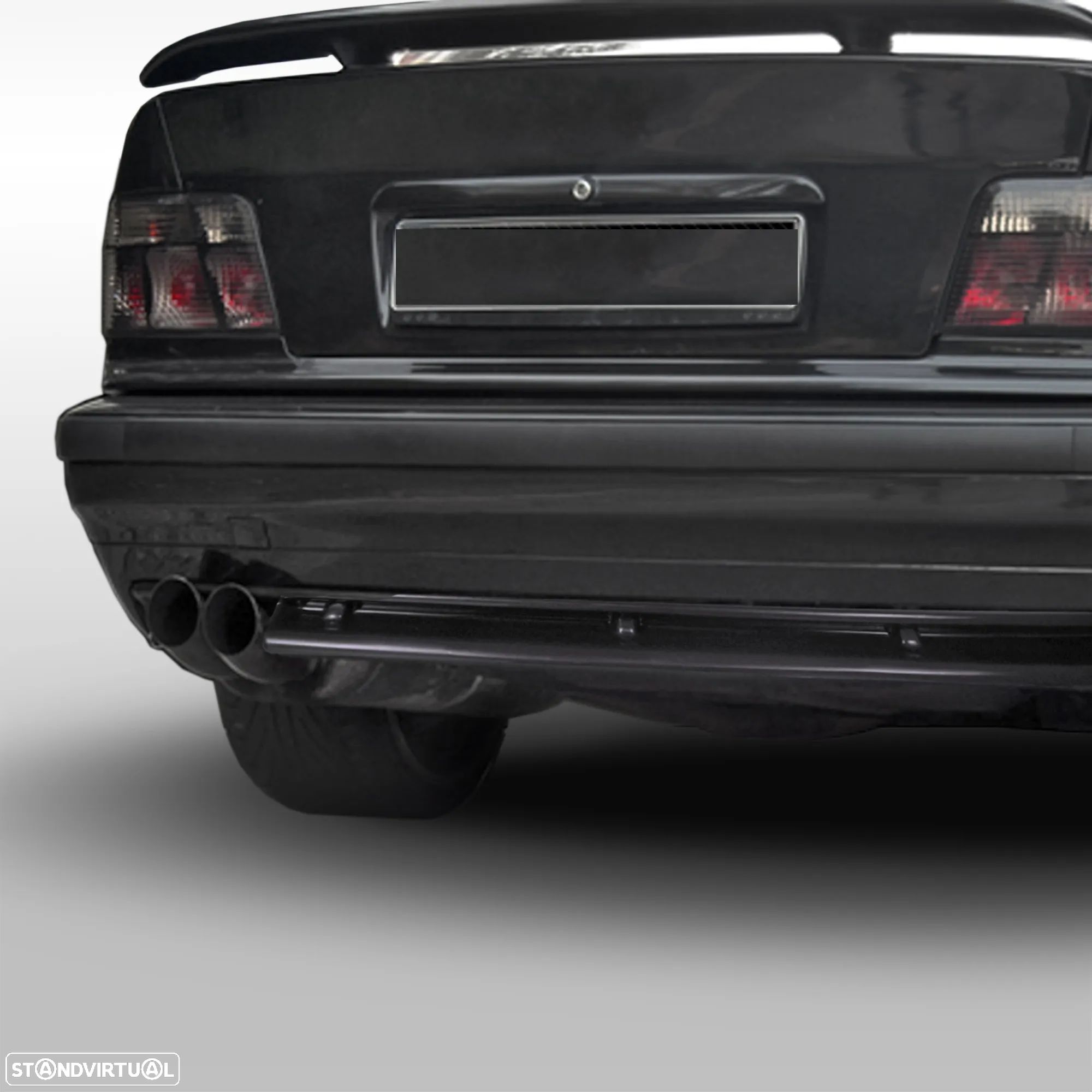 Difusor / Lip / spoiler traseiro bmw e36 m3abs (plástico) C/garantia 2 anos - 1