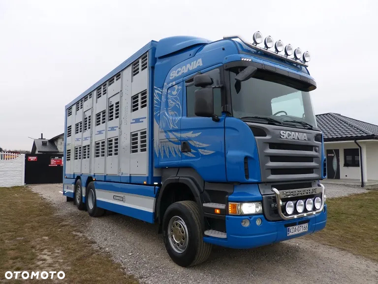 Scania R420 DO ŻYWCA / ZWIERZĄT / BYDŁA TRZODY CHLEWNEJ/ 3 POKŁADY / WAGA EL. / EURO 5 / OŚ SKRĘTNA / - 13