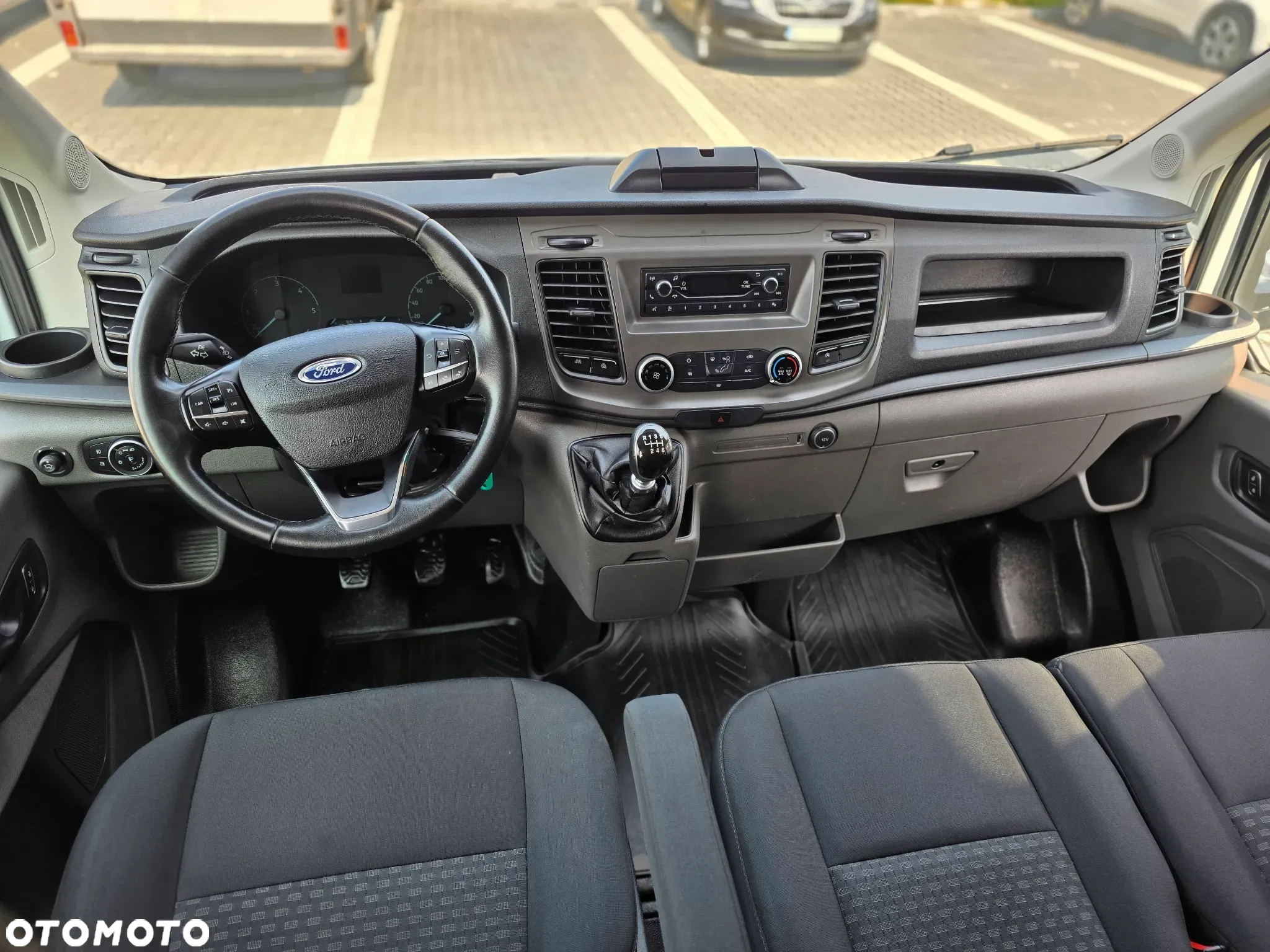 Ford Transit DOKA Dubel Kabina 350 2.0 EcoBlue 7 Osobowy BEZWYPADKOWY  z Polskiego Salonu SERWISOWANY Bardzo ładny Egzemplarz , Pełna Faktura Vat 23% - 17