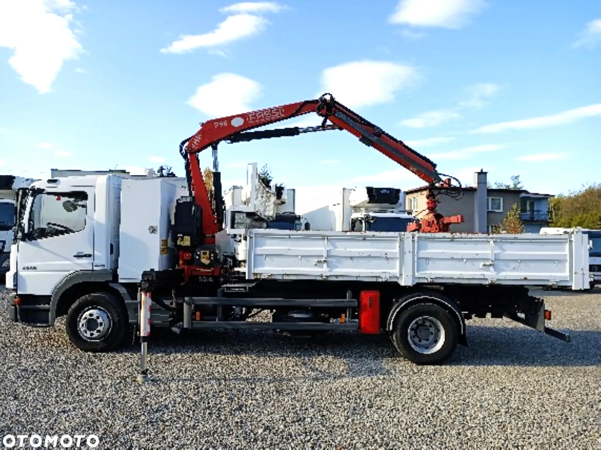 Mercedes-Benz Atego 1318N Wywrotka Żuraw Dżwig HDS Fassi F95 - 7