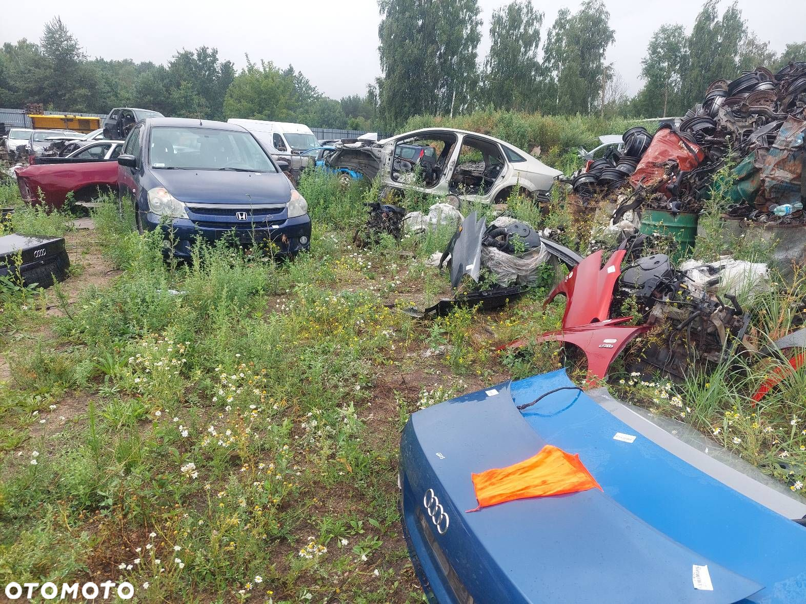 KOMPLETNY TYŁ KLAPA BAGAŻNIKA ZDERZAK TYŁ LAMPY AUDI A4 B6 SEDAN LZ5W - 10