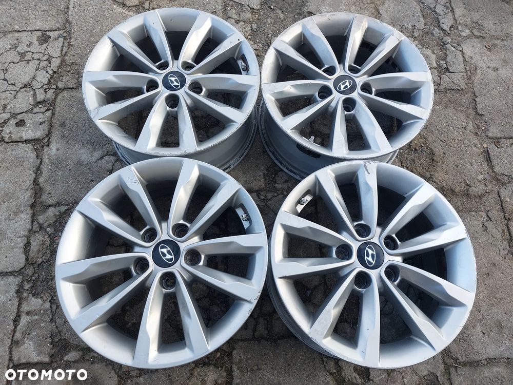 HYUNDAI I40 FELGI ALUMINIOWE R16 7J ET40 5X114.3 ORYGINAŁ PROSTE! - 1