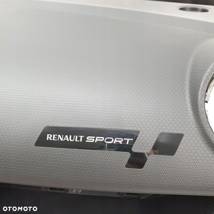 RENAULT CLIO IV 4 RS SPORT DESKA ROZDZIELCZA KONSOLA KOKPIT PULPIT PODUSZKI AIRBAG AIR BAG PASY KIT SET - 5