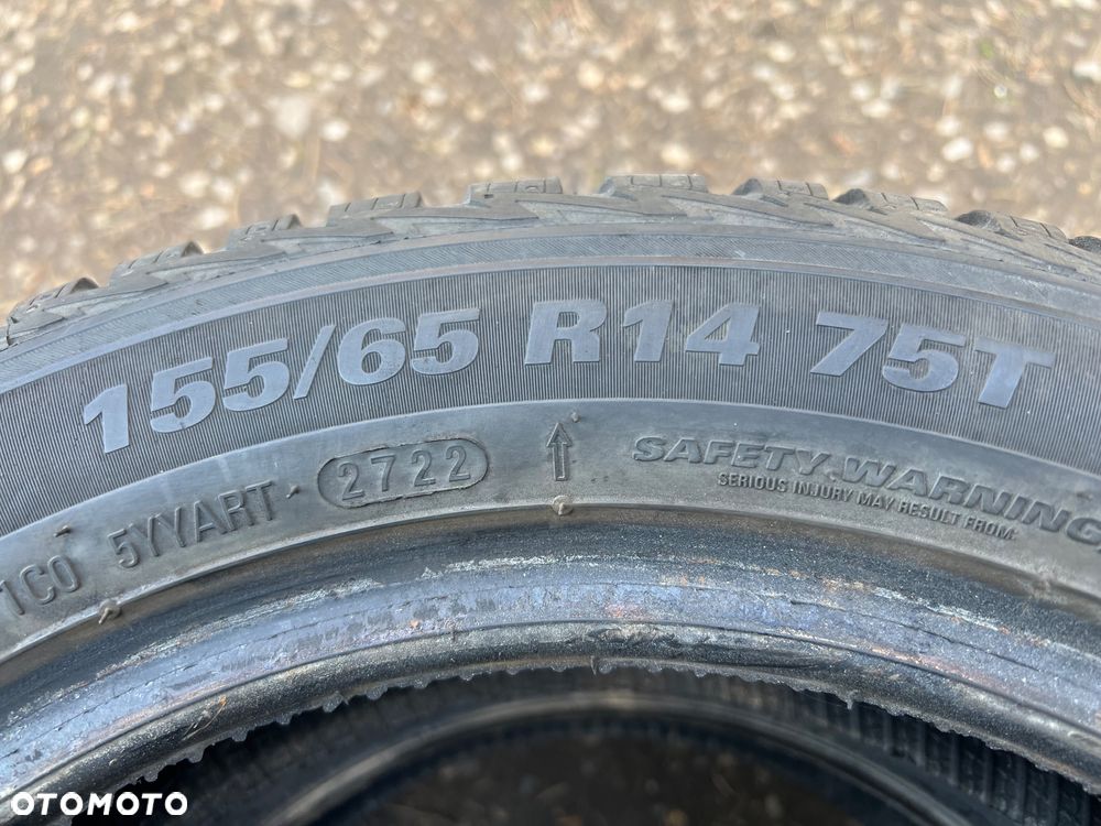 4x Opona całoroczna KUMHO 155/65R14 SOLUS 4S HA32 4SEASON 2022R 6.5 MM JAK NOWE CAŁOROCZNE KOMPLET OPON - 4