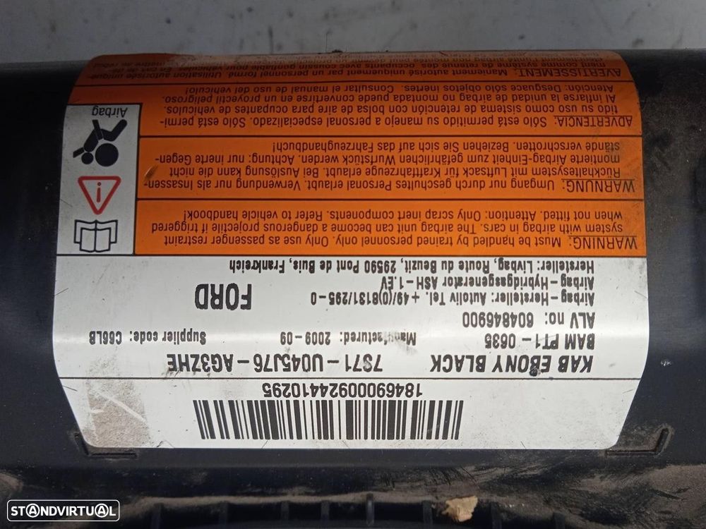 AIRBAG JOELHO FORD MONDEO IV TURNIER 2009 - 2