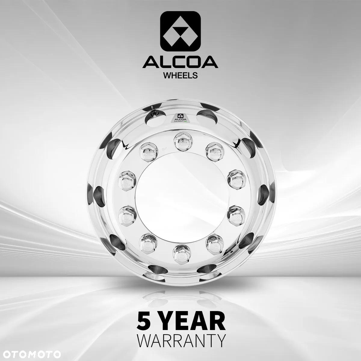 Do 200 kg mniej!! / Felgi ALCOA / 22,5 x 11,75 / Ceny NETTO-od 1.735,-PLN !! / Aluminiowe felgi / ET 120 / DB - 8