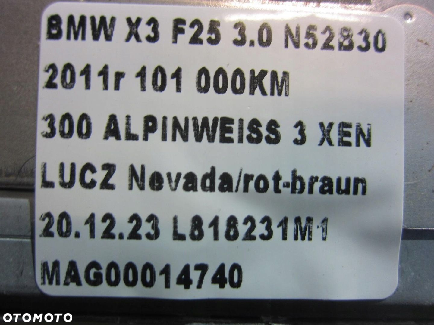BMW X3 F25 F07 MODUŁ RADIO NAWIGACJI CZYTNIK CIC 9257017 9293405 9220070 - 7