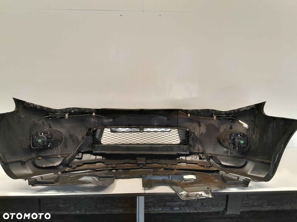 } ZDERZAK PRZÓD PRZEDNI MITSUBISHI OUTLANDER 2 II X19 CZARNY HALOGENY - 5