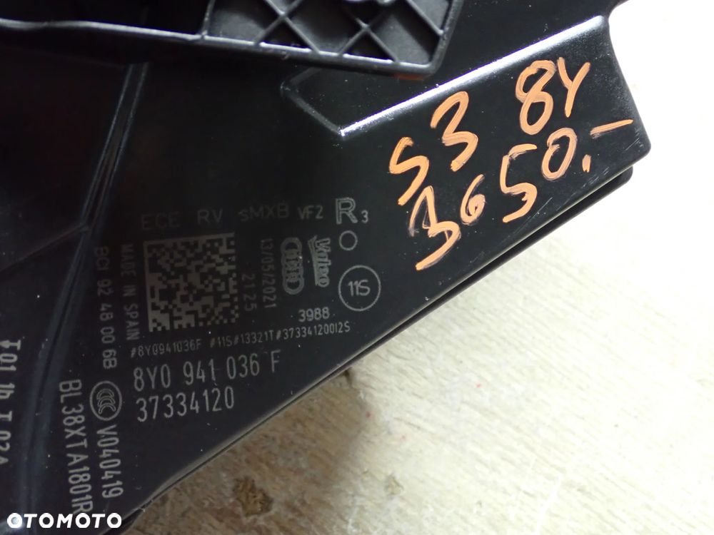 AUDI S3 8Y LAMPA PRAWY PRZÓD EUROPA 8Y0941036F - 7