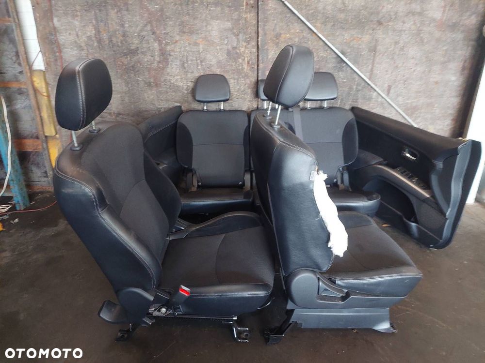 FOTELE KOMPLET LEWY PRAWY KANAPA TYŁ + BOCZKI MITSUBISHI OUTLANDER II - 4