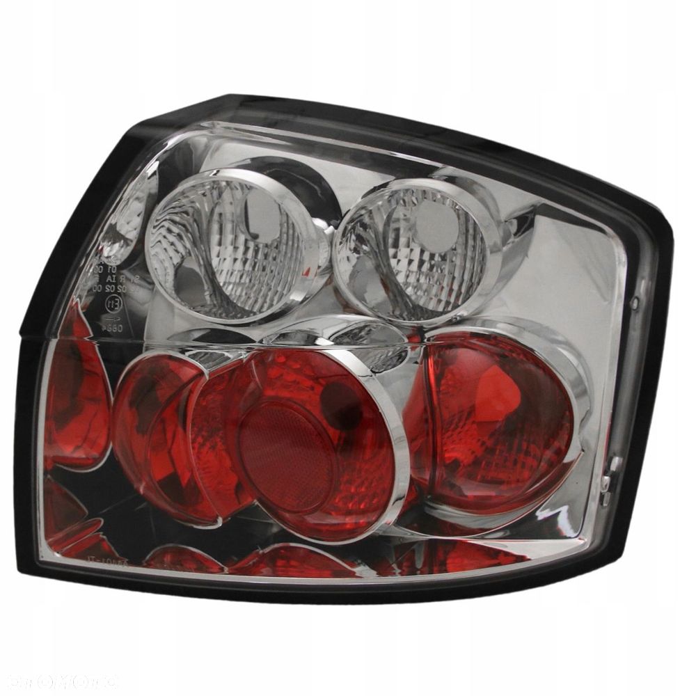 Lampy tyl tylne L+R kpl Tuning Chromowane Audi A4 b6 8e 8e5 sedan 2000-2004 - 3