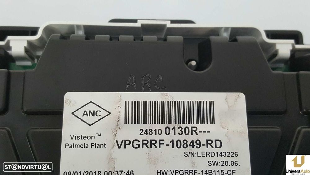 QUADRANTE RENAULT CAPTUR 2018 -248100130R - 1