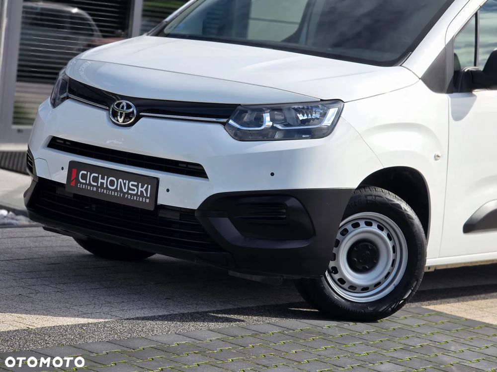 Toyota Proace City 1.2 D-4T 110KM  3 OSOBOWA Furgon Blaszak BEZWYPADKOWA z Polskiego Salonu I Pierwszy i Jedyny Właściciel I Stan auta "jak NOWE" I Pełna Faktura Vat 23% - 35