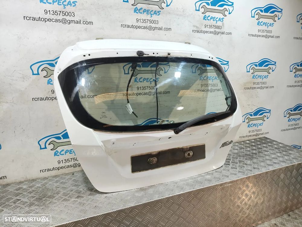 Porta / Tampa da Mala Ford Fiesta VI 6 MK6 em Branco / Branca - 8