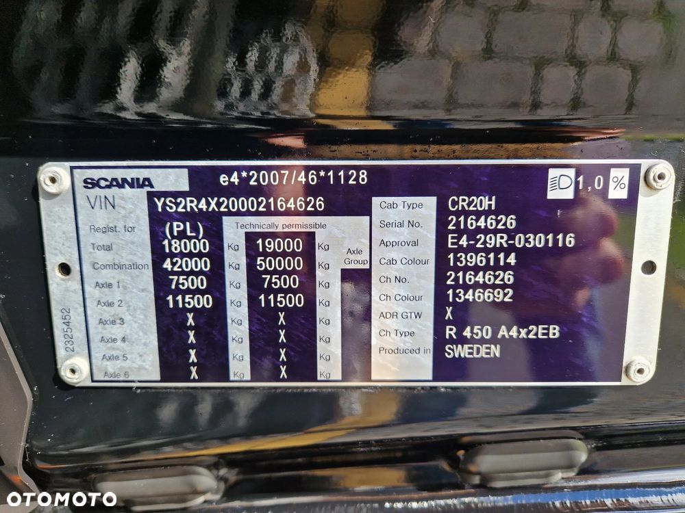 Scania R450 E6 / RETARDER / LOW DECK / MEGA / POLSKI SALON - 40