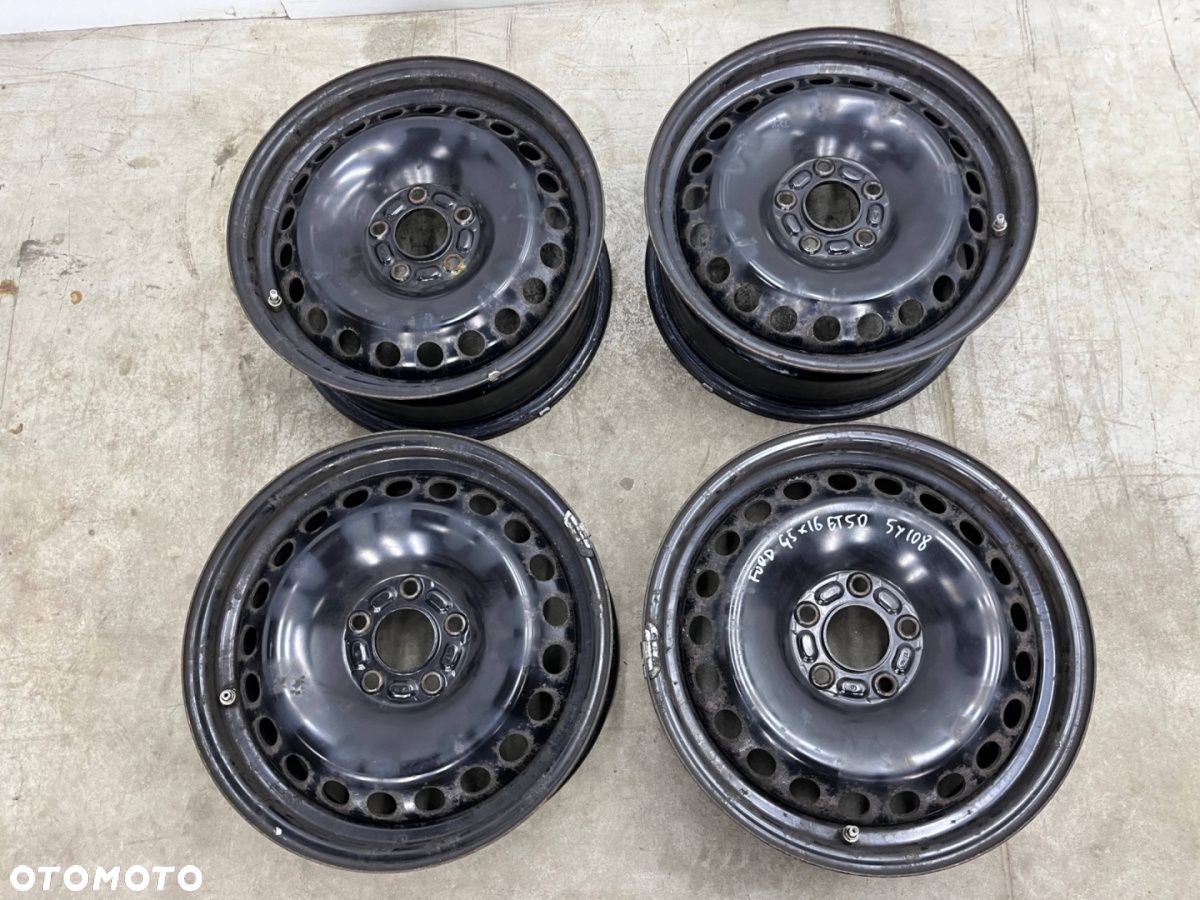 Felga Ford C-max Focus Kuga Mondeo 04r.- 6,5jx16 5x108 ET50 felgi stalowe 16 cali Alcar 8325 KOMPLET - 1