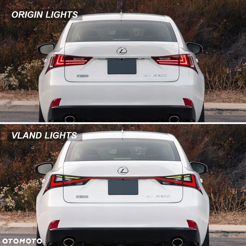 Lampy tyl ne blenda kpl Vland Full Led Neon Tuning Lexus IS III 3 2013-2020 - 9