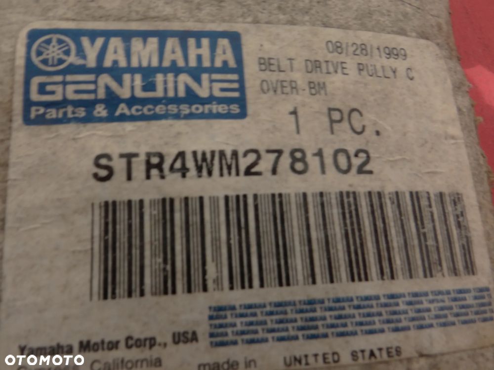 YAMAHA XV 1600 1700 ROAD STAR POKRYWA NAKŁADKA OSŁONA KOŁA PASOWEGO PULEJA Y077 - 16