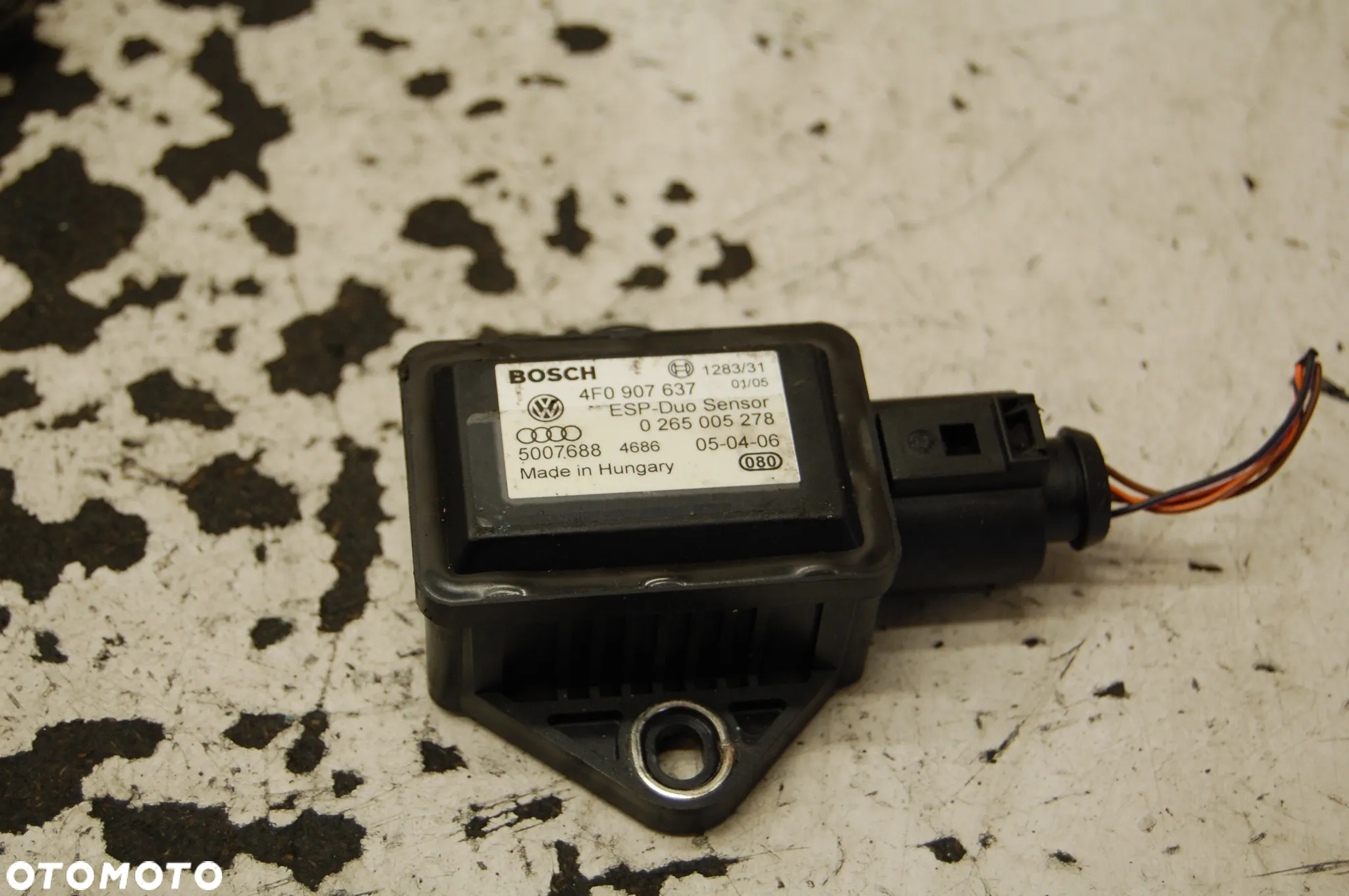 CZUJNIK MODUŁ SENSOR ESP 4F0907637 AUDI A4 B7 A6 C6 - 4